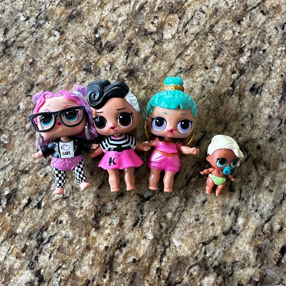 3 Brand New LOL Dolls * 1 Gently Used - Picture 1 of 2